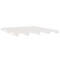 vidaXL Cama de palets madera maciza pino blanca Super King 180x200 cm vidaXL Cama de palets madera maciza pino blanca Super King 180x200 cm