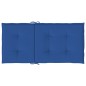 vidaXL Cojín silla jardín respaldo bajo 4 uds tela Oxford azul vidaXL Cojín silla jardín respaldo bajo 4 uds tela Oxford azul