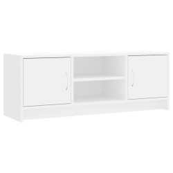 vidaXL Mueble de TV madera de ingeniería blanco 102x30x37,5 cm