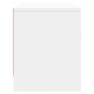 vidaXL Mueble de TV madera de ingeniería blanco 102x30x37,5 cm vidaXL Mueble de TV madera de ingeniería blanco 102x30x37,5 cm