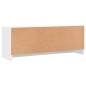 vidaXL Mueble de TV madera de ingeniería blanco 102x30x37,5 cm vidaXL Mueble de TV madera de ingeniería blanco 102x30x37,5 cm