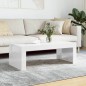 vidaXL Mesa de centro madera de ingeniería blanco brillo 102x50x36 cm vidaXL Mesa de centro madera de ingeniería blanco brillo 102x50x36 cm
