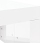 vidaXL Mesa de centro madera de ingeniería blanco brillo 102x50x36 cm vidaXL Mesa de centro madera de ingeniería blanco brillo 102x50x36 cm
