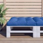 vidaXL Cojín para sofá de palets de tela azul 70x70x12 cm vidaXL Cojín para sofá de palets de tela azul 70x70x12 cm