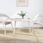 vidaXL Tablero de mesa ovalado madera maciza pino blanco 100x50x2,5 cm vidaXL Tablero de mesa ovalado madera maciza pino blanco 100x50x2,5 cm
