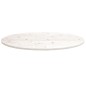 vidaXL Tablero de mesa ovalado madera maciza pino blanco 100x50x2,5 cm vidaXL Tablero de mesa ovalado madera maciza pino blanco 100x50x2,5 cm