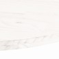 vidaXL Tablero de mesa ovalado madera maciza pino blanco 100x50x2,5 cm vidaXL Tablero de mesa ovalado madera maciza pino blanco 100x50x2,5 cm