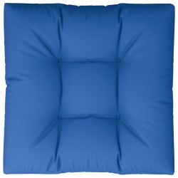 vidaXL Cojín para sofá de palets de tela azul 70x70x12 cm