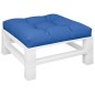vidaXL Cojín para sofá de palets de tela azul 70x70x12 cm vidaXL Cojín para sofá de palets de tela azul 70x70x12 cm
