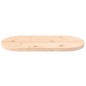 vidaXL Tablero de mesa ovalado madera maciza de pino 80x40x2,5 cm vidaXL Tablero de mesa ovalado madera maciza de pino 80x40x2,5 cm