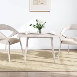vidaXL Tablero de mesa rectangular madera de pino blanco 100x60x2,5 cm