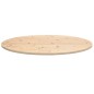 vidaXL Tablero de mesa ovalado madera maciza de pino 90x45x2,5 cm