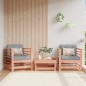 vidaXL Sillones de jardín y cojines 2 uds madera maciza abeto Douglas vidaXL Sillones de jardín y cojines 2 uds madera maciza abeto Douglas