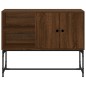 vidaXL Aparador de madera de ingeniería marrón roble 100x40x79,5 cm vidaXL Aparador de madera de ingeniería marrón roble 100x40x79,5 cm