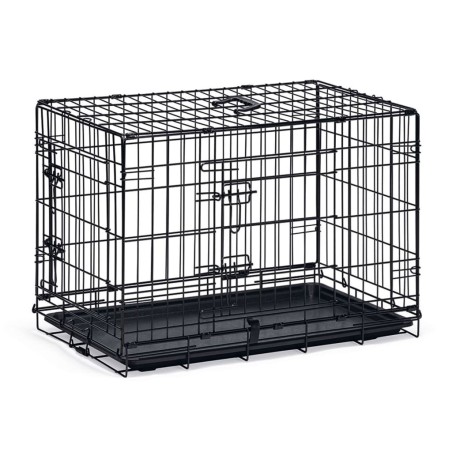 Karlie Jaula para perros con 2 puertas negro 77x47x54 cm