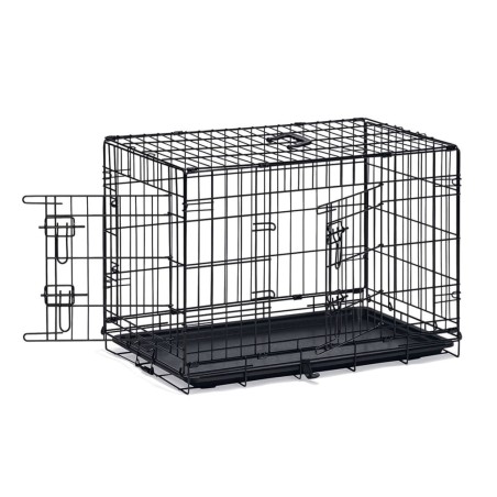 Karlie Jaula para perros con 2 puertas negro 77x47x54 cm