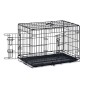 Karlie Jaula para perros con 2 puertas negro 77x47x54 cm Karlie Jaula para perros con 2 puertas negro 77x47x54 cm