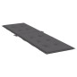 vidaXL Cojín para tumbona gris antracita (75+105)x50x3 cm vidaXL Cojín para tumbona gris antracita (75+105)x50x3 cm