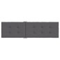 vidaXL Cojín para tumbona gris antracita (75+105)x50x3 cm vidaXL Cojín para tumbona gris antracita (75+105)x50x3 cm