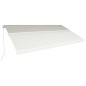 vidaXL Toldo manual retráctil color crema 600x300 cm vidaXL Toldo manual retráctil color crema 600x300 cm