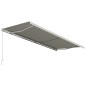 vidaXL Toldo manual retráctil color crema 600x300 cm vidaXL Toldo manual retráctil color crema 600x300 cm