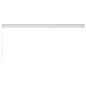 vidaXL Toldo manual retráctil color crema 600x300 cm vidaXL Toldo manual retráctil color crema 600x300 cm