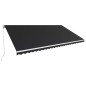 vidaXL Toldo retráctil manual gris antracita 600x300 cm