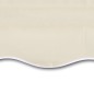 vidaXL Toldo manual retráctil color crema 400x300 cm