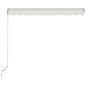 vidaXL Toldo manual retráctil color crema 300x250 cm vidaXL Toldo manual retráctil color crema 300x250 cm
