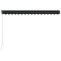 vidaXL Toldo retráctil manual gris antracita 400x300 cm vidaXL Toldo retráctil manual gris antracita 400x300 cm