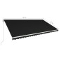 vidaXL Toldo retráctil automático gris antracita 600x300 cm vidaXL Toldo retráctil automático gris antracita 600x300 cm