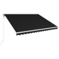 vidaXL Toldo retráctil automático gris antracita 450x300 cm vidaXL Toldo retráctil automático gris antracita 450x300 cm