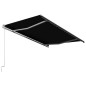 vidaXL Toldo retráctil automático gris antracita 450x300 cm vidaXL Toldo retráctil automático gris antracita 450x300 cm