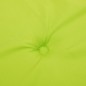vidaXL Cojín silla de jardín respaldo alto 2 uds tela verde 120x50x3cm vidaXL Cojín silla de jardín respaldo alto 2 uds tela verde 120x50x3cm