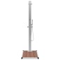 vidaXL Ducha de jardín con plato acero inoxidable WPC vidaXL Ducha de jardín con plato acero inoxidable WPC