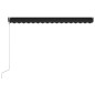 vidaXL Toldo automático retráctil gris antracita 400x300 cm vidaXL Toldo automático retráctil gris antracita 400x300 cm