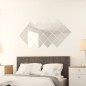 vidaXL Azulejos de espejo 48 unidades cuadrados vidrio vidaXL Azulejos de espejo 48 unidades cuadrados vidrio