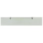 vidaXL Estantes flotantes 2 unidades vidrio 8 mm 100x20 cm vidaXL Estantes flotantes 2 unidades vidrio 8 mm 100x20 cm