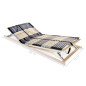 vidaXL Somieres de cama 2 uds con 42 láminas 7 zonas 70x200 cm vidaXL Somieres de cama 2 uds con 42 láminas 7 zonas 70x200 cm