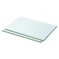 vidaXL Estantes 2 unidades panel de vidrio transparente 30x15 cm vidaXL Estantes 2 unidades panel de vidrio transparente 30x15 cm