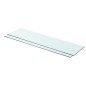 vidaXL Estantes 2 unidades panel de vidrio transparente 80x20 cm vidaXL Estantes 2 unidades panel de vidrio transparente 80x20 cm
