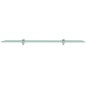 vidaXL Estantes flotantes 2 unidades vidrio 8 mm 80x10 cm vidaXL Estantes flotantes 2 unidades vidrio 8 mm 80x10 cm