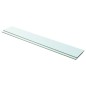 vidaXL Estantes 2 unidades panel de vidrio transparente 100x15 cm vidaXL Estantes 2 unidades panel de vidrio transparente 100x15 cm