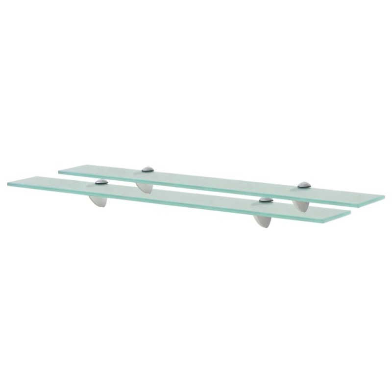vidaXL Estantes flotantes 2 unidades vidrio 8 mm 70x20 cm vidaXL Estantes flotantes 2 unidades vidrio 8 mm 70x20 cm