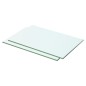vidaXL Estantes 2 unidades panel de vidrio transparente 50x25 cm vidaXL Estantes 2 unidades panel de vidrio transparente 50x25 cm