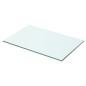 vidaXL Estantes 2 unidades panel de vidrio transparente 50x25 cm vidaXL Estantes 2 unidades panel de vidrio transparente 50x25 cm