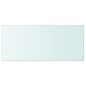 vidaXL Estantes 2 unidades panel de vidrio transparente 50x25 cm vidaXL Estantes 2 unidades panel de vidrio transparente 50x25 cm