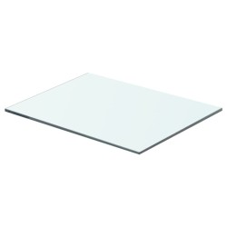 vidaXL Estantes 2 unidades panel de vidrio transparente 40x25 cm