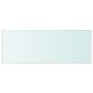 vidaXL Estantes 2 unidades panel de vidrio transparente 80x30 cm vidaXL Estantes 2 unidades panel de vidrio transparente 80x30 cm