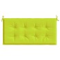 vidaXL Cojín de banco de jardín tela Oxford verde claro 100x50x3 cm vidaXL Cojín de banco de jardín tela Oxford verde claro 100x50x3 cm